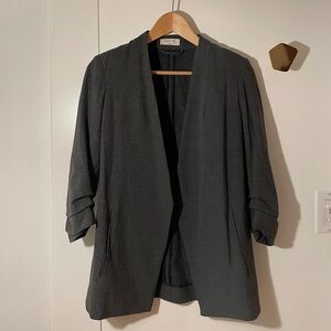 Gray blazer